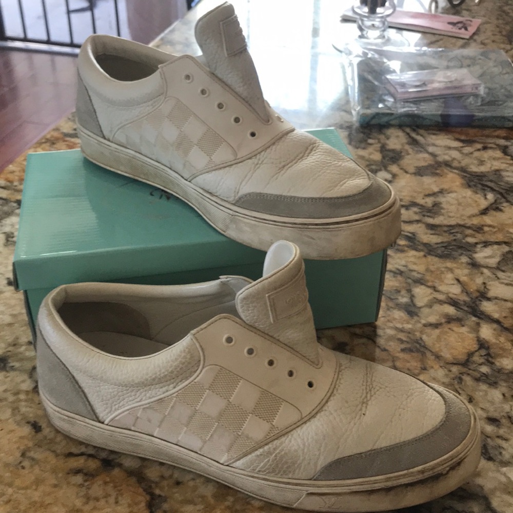 Louis Vuitton tennis shoes.